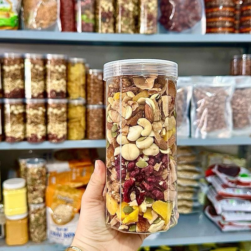 500gr Granola siêu hạt không yến mạch có trái cây  không đường Food Hạt Ngũ Cốc 
