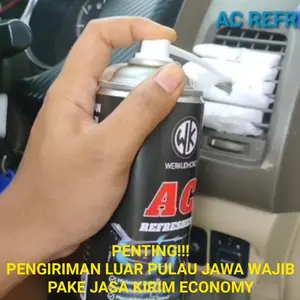 WK AC Refresher / Pembersih dan Penyegar AC Mobil / Ac Cleaner Anti Bakteri 400ml by Werkudhoro pembersih  interiormobil murah