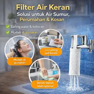Filter Air Keran Kain Tebal Selobong Penahan Air Praktis Mudah Dicuci Awet Tahan Lama Cocok untuk PDAM Sumur Bor WTP Best Seller Kualitas Rapi dan Kokoh - Water, Saringan
