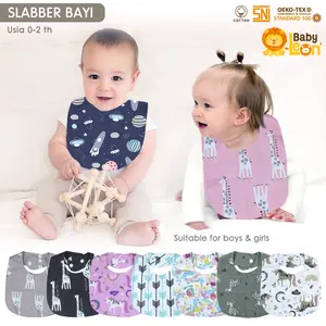 BABYLEON Clemek Bayi Bibs Apron Bayi Celemek Lucu Celemek Bayi Perlengkapan Bayi BY-65-80