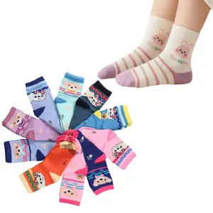 Kaos Kaki Anak Perempuan TK & SD Motif Kartun Lucu Random Lembut Nyaman Bahan Katun Spandeks