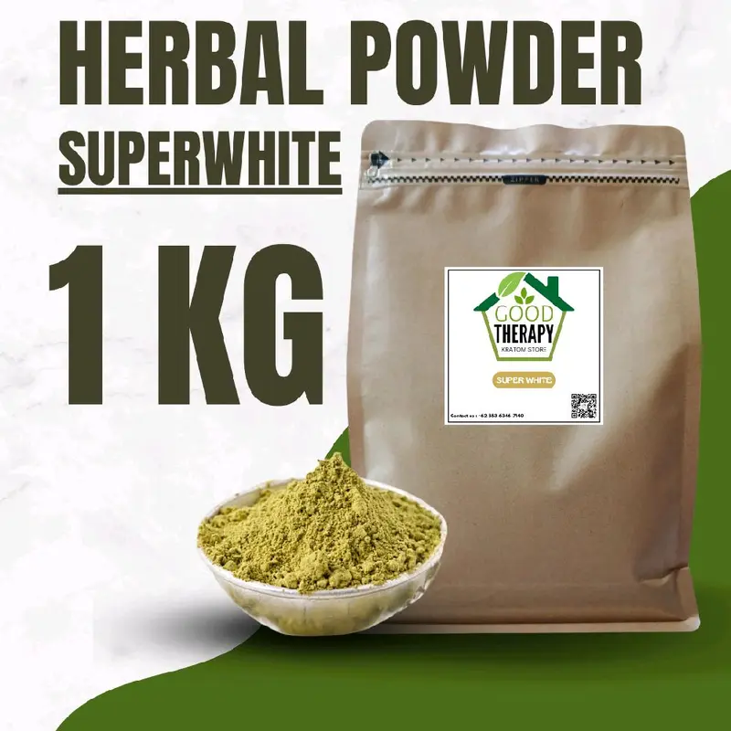Bubuk halus teh hijau borneo s+ asli kalimantan 1kg kemasan pouch 1