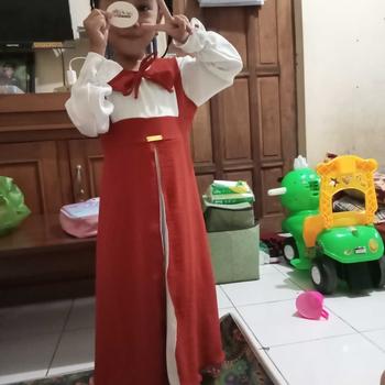 Product Review of GAMIS ARSYLA CHIFA KIDS ANAK PEREMPUAN CRINKLE AIRFLOW 3-11 TAHUN from m**a 1