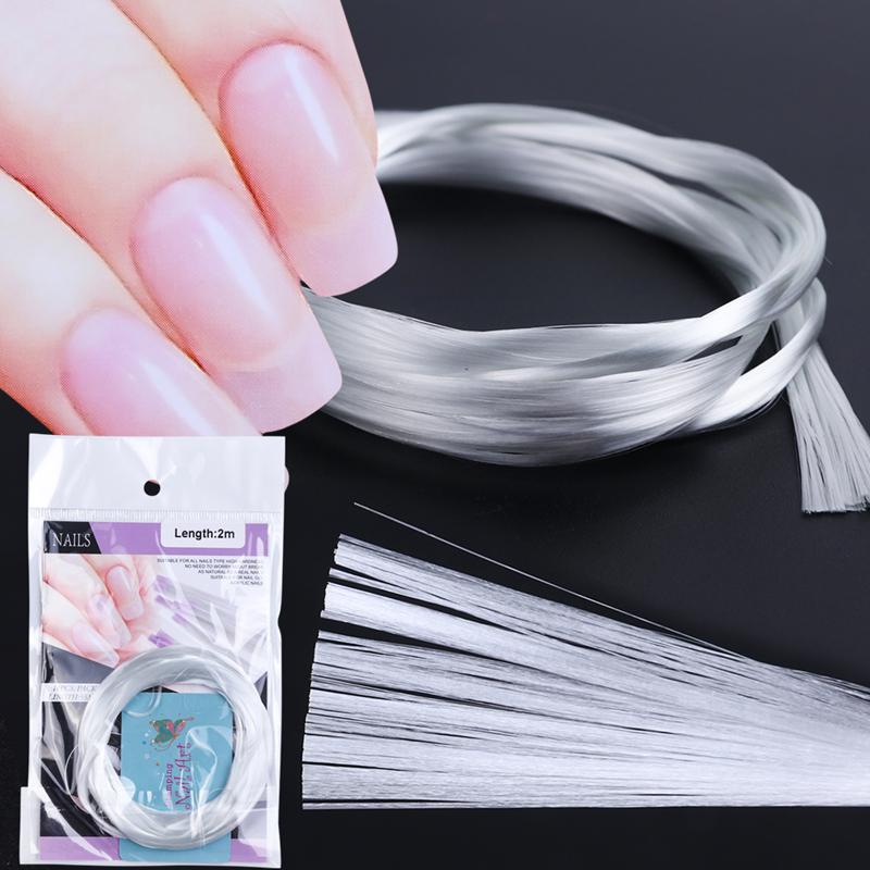 Product Introduction of 10Pcs/1M/1.5M/2M Professional Silk Fiberglass Nail Form Acrylic Tips Extension Gel Nail Accessory Glass Fiber Nail Extension Paper Tool 3