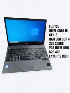 ( FujitsuFMVU14031 ) i5 Gen 8 / RAM 8GB / SSD 256GB / Layar 13”inc