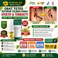 Gambar Propolis SM Herbal Tetes Telinga Kotoran Keras Pelunak Kotoran Telinga Penghancur Kotoran Telinga Keras Telinga Tersumbat Telinga Berair Telinga Berdengung Congek Tetes Telinga Anak Sakit Telinga - ProPolis SM dari Rino Herbal Shop Kota Administrasi Jakarta Barat 1 Tokopedia