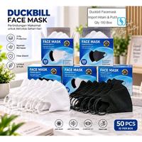 Gambar masker duckbill murah isi 50 pcs facemask 3ply disposable mask Putih dari uniq store 05 Kota Tangerang Selatan 1 Tokopedia