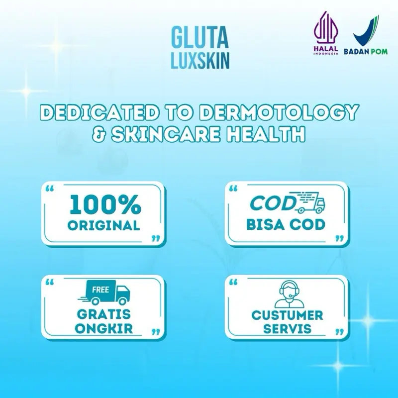 Gluta Luxskin Extra Whitening Booster Halal & BPOM 6