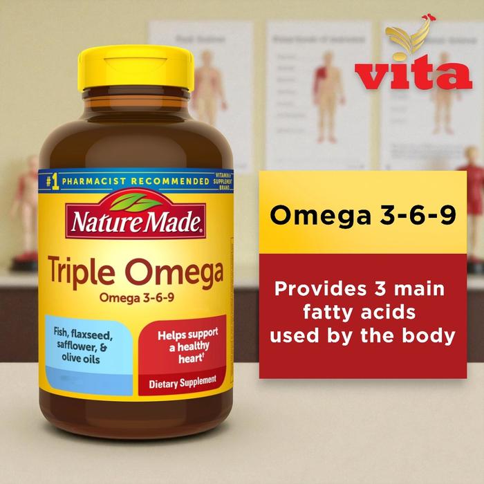 Gambar Nature Made Triple Omega Fish-Free 3-6-9 Minyak Suplemen Membantu Jantung Sehat dengan Omega-3 Bebas Ikan dan Minyak Biji Flax dari Tokovita1981 Kota Administrasi Jakarta Utara Tokopedia