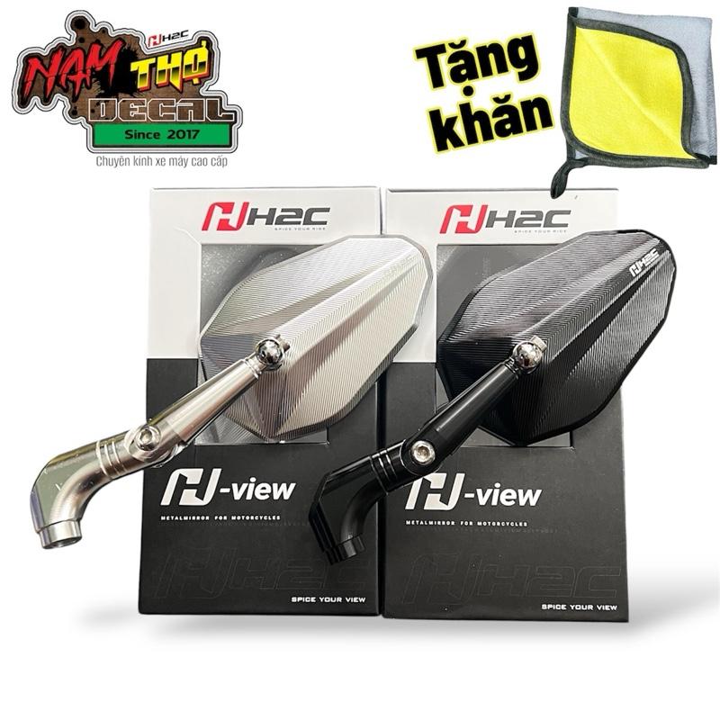  Kính H2C v2 2025 Real - Full Nhôm CNC Cao Cấp ĐỦ TIÊU CHUẨN giành cho xe máy dể lắp đặt 