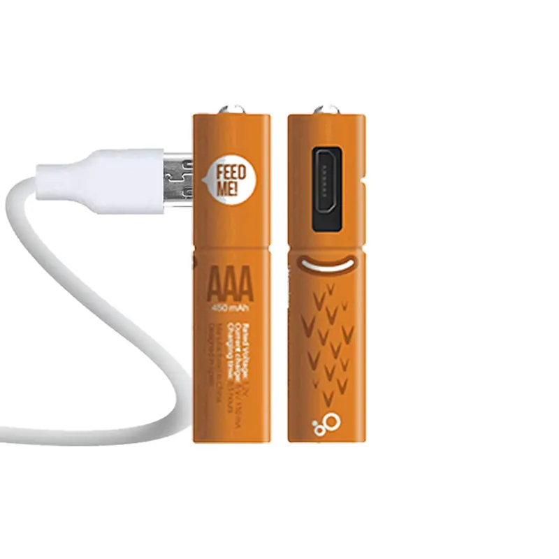 Smartoools Microbatt Rechargeable Micro USB Battery AAA 2pcs