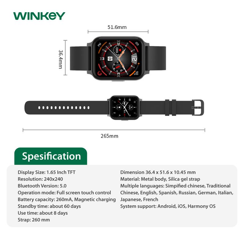 [EXCLUSIVE STEVEN STENLY] WINKEY Smartwatch Ara Fitness Tracker Ultra Long Battery Life -- SWW01 6