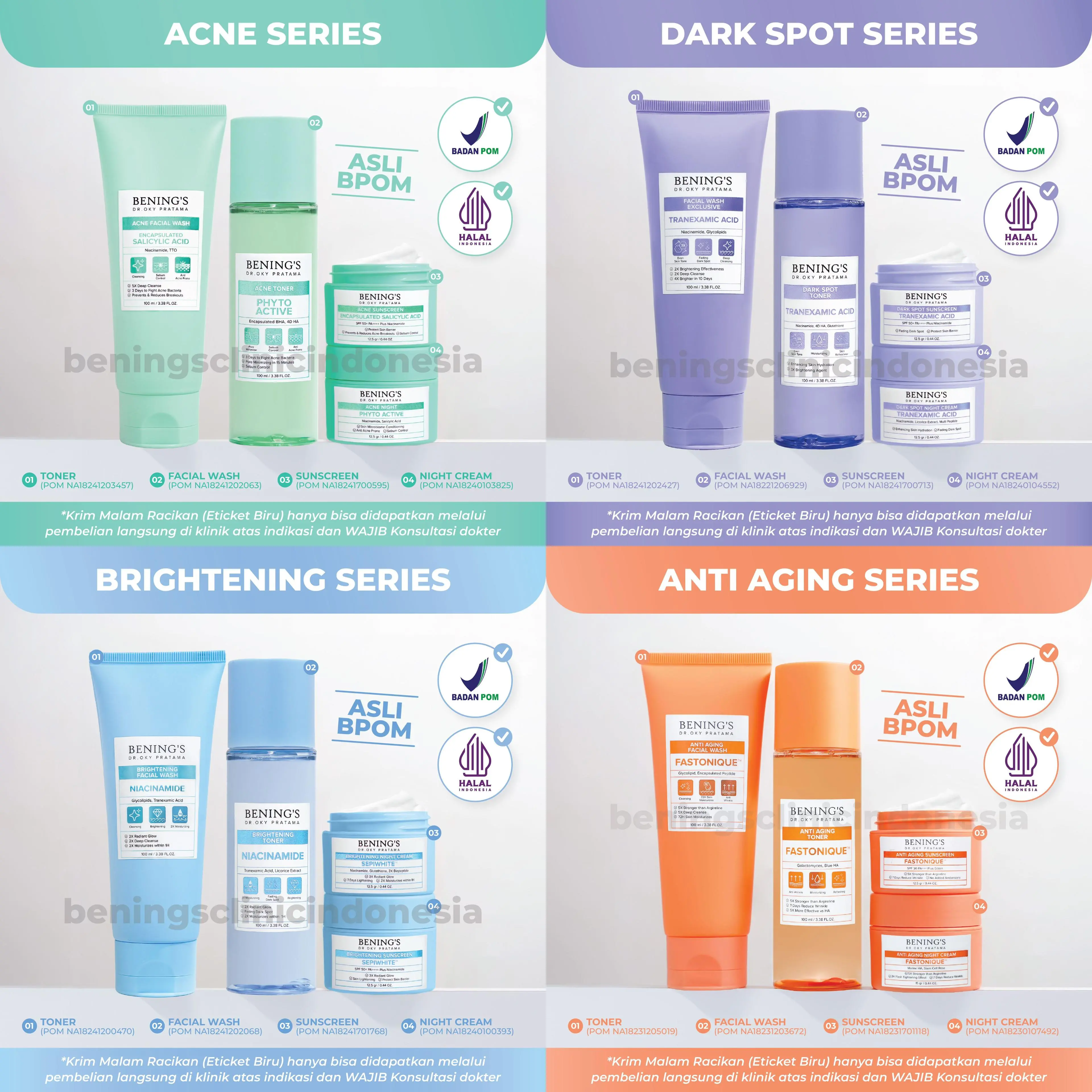 Bening's NEW Paketan Dasar Skincare
