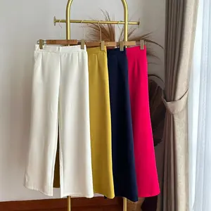 MENESTYS - Beylin Pants SERI B Celana Kulot Highwaist Bahan Scuba