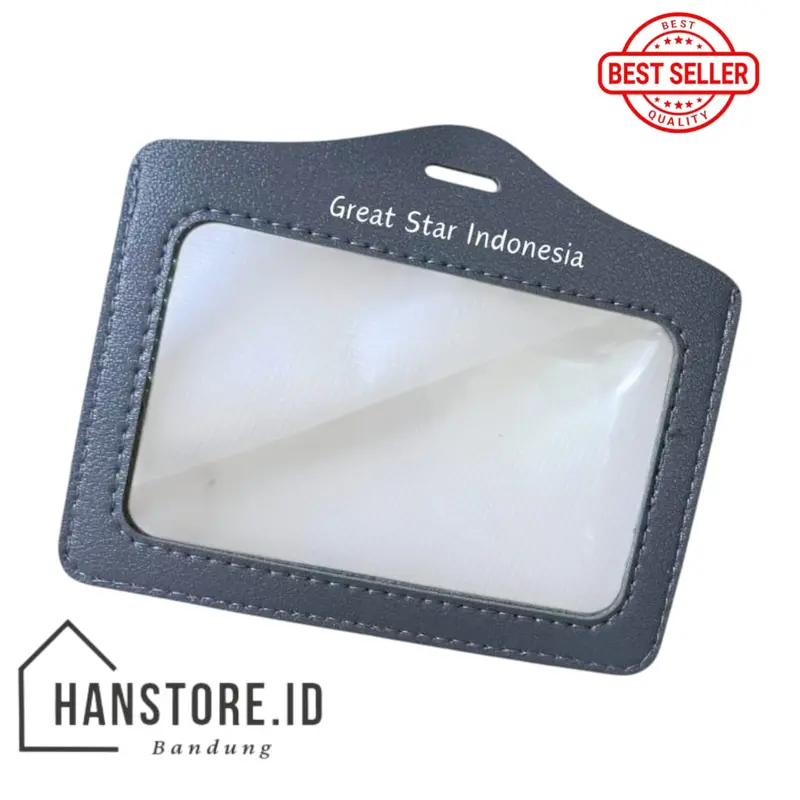 FRAME ID CARD LANDSCAPE / ID CARD HOLDER KULIT DOUBLE SIDE MIKA LANDSCAPE 7