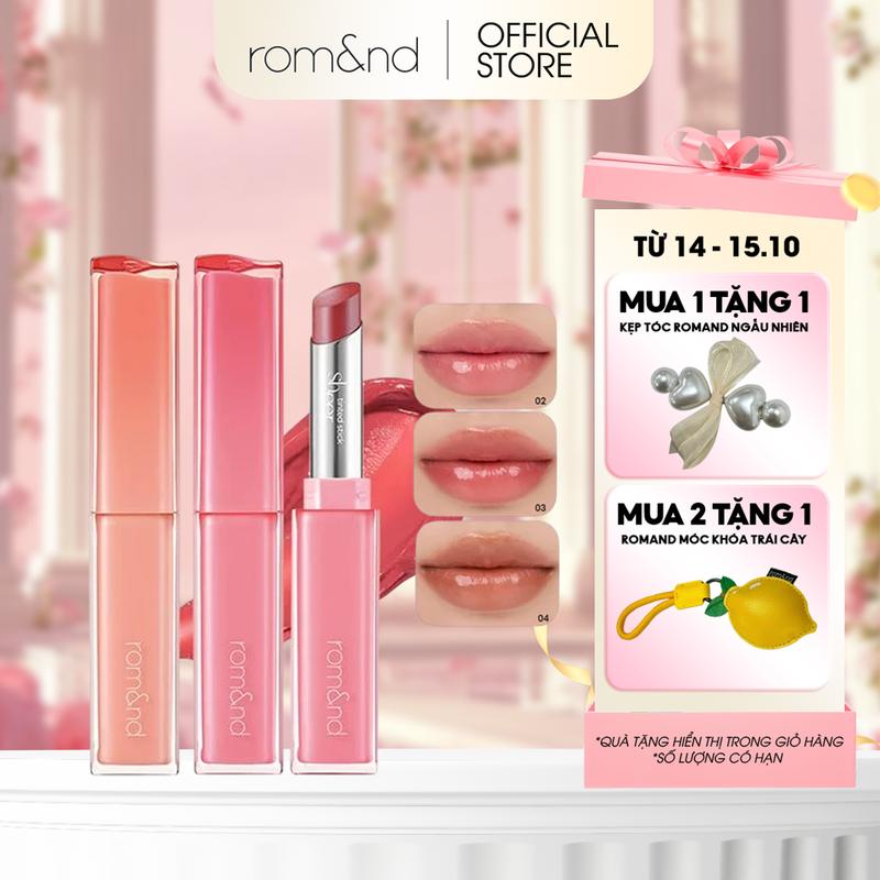[Rom&nd] Son Thỏi Bóng Romand Sheer Tinted Stick 2g