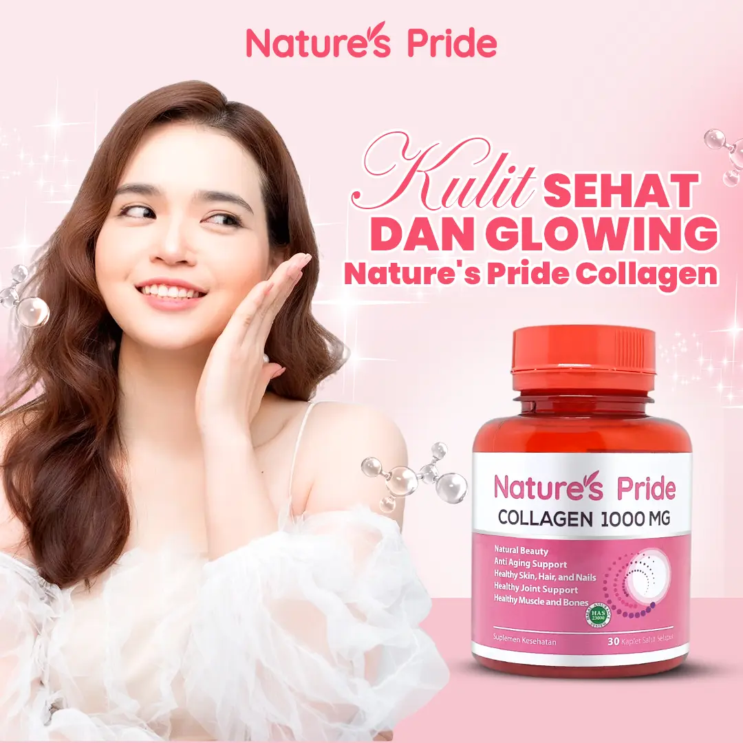 NATURE'S PRIDE COLLAGEN 1000 MG ISI 30 KAPLET SALUT SELAPUT - SUPLEMEN MAKANAN