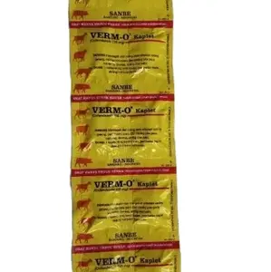 VERM-O kaplet obat cacing kambing dan domba