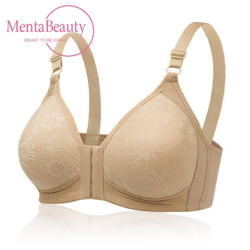 Áo Ngực Có Khóa Mở Trước, Áo Ngực Dành Cho Phụ Nữ, Áo Ngực Nâng Ngực Không Đường May, Thích Hợp Cho Cúp BCD 36-44, Áo Ngực Hợp Xu hướng Ngoại Cỡ, Thoáng Khí, Đồ Lót Bra Cup Women Cúp Ngực