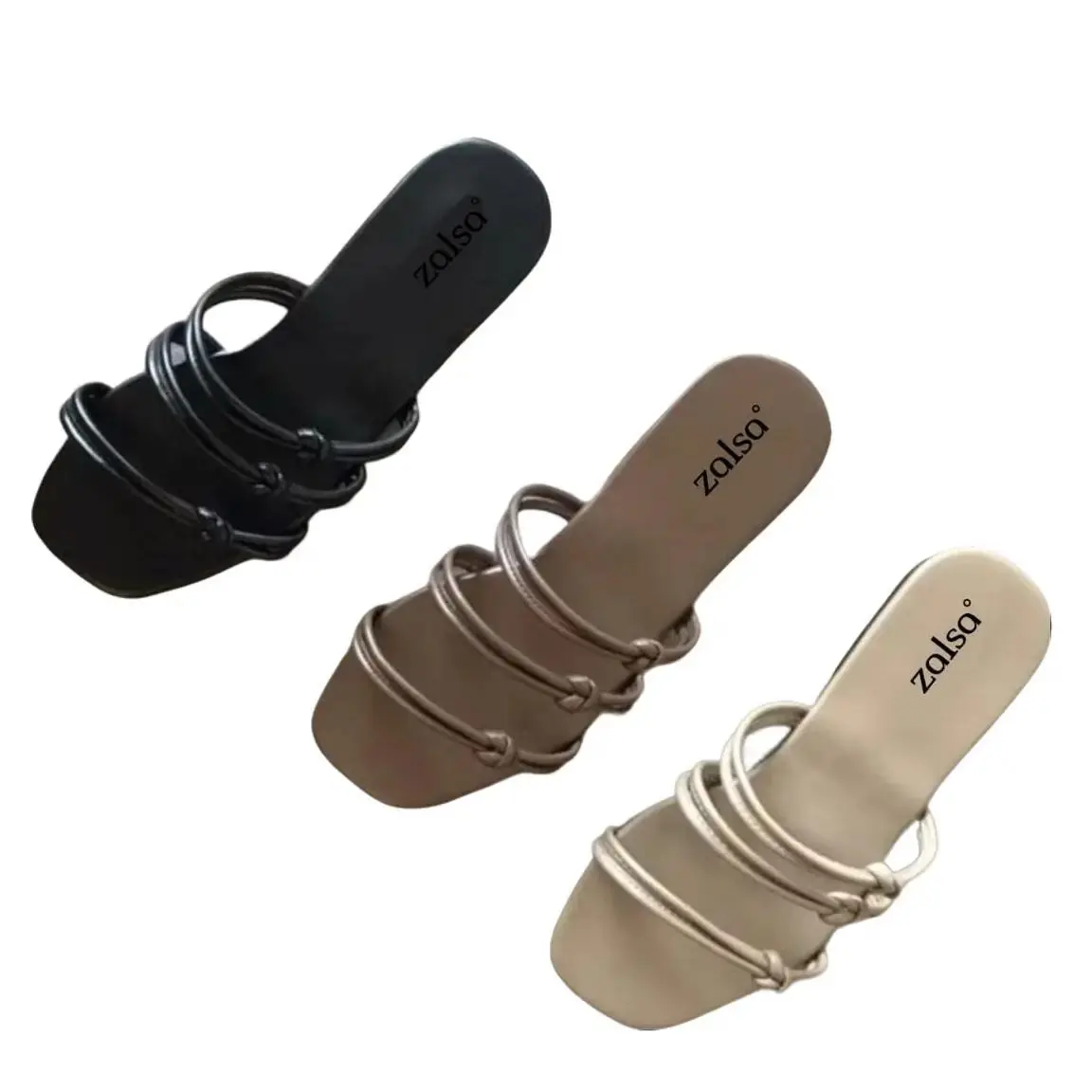 Sandal Flat wanita sehari hari Sendal Teplek cewek Valen Perempuan