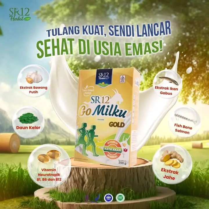 Gomilku Gold SR12|Susu Kambing Etawa|Susu Untuk Kesehatan Tubuh