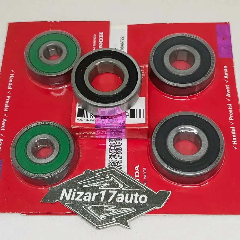 BEARING RODA DEPAN BELAKANG+NAP GEAR CB 150R CBR 150 VERZA MEGA PRO NEW Asli Motor 5