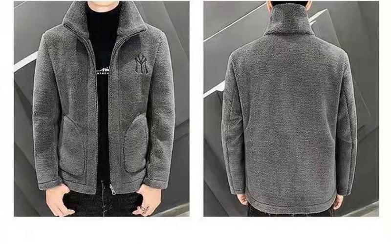 Product Introduction of Áo Khoác Lông Cừu Berber Cho Nam, Quần Áo Dày Lót Lông Cừu Hợp Thời Trang, Áo Khoác Cotton, Mùa Thu Và Mùa Đông, Mới， Menswear， Jacket 15