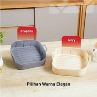 Gambar IDEALIFE - Silicone Air Fryer Tray - Nampan Penggorengan - (AT-1601) - BEIGE dari IDEALIFE ONLINE STORE Kota Administrasi Jakarta Utara 3 Tokopedia