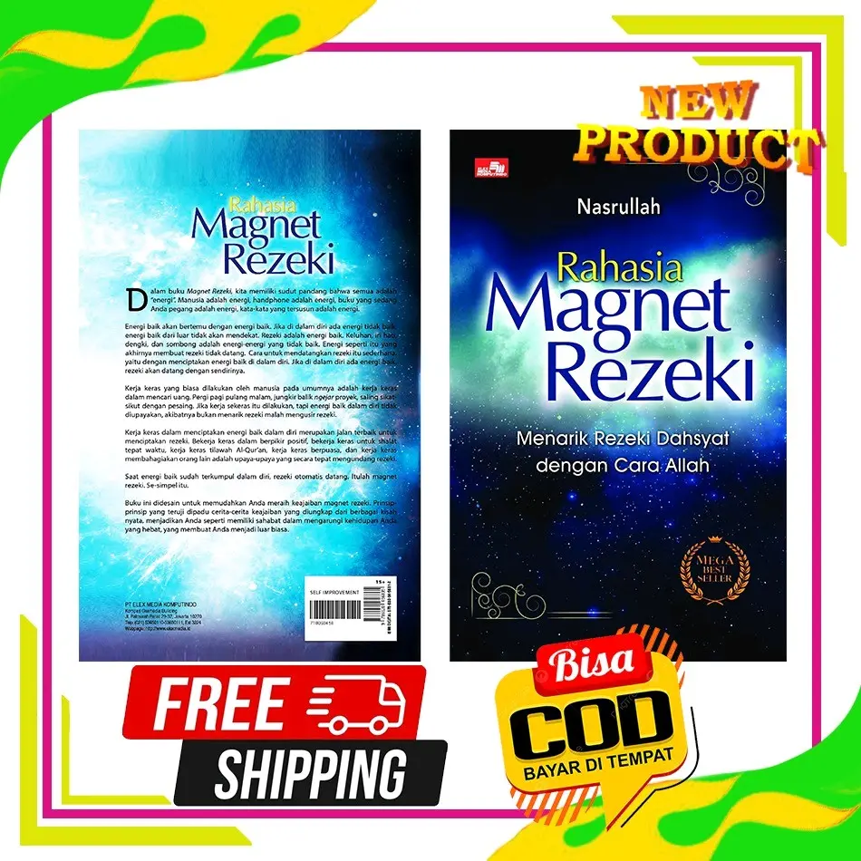 Buku bestseller Rahasia Magnet Rezeki Soft Cover