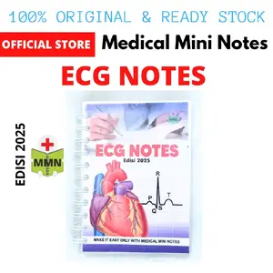 Original Termurah | Medical Mini Notes EKG / ECG Notes / Buku Saku EKG Edisi 2025