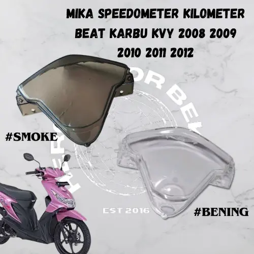 Mika speedometer kaca kilometer Beat karbu kvy tahun 2008 2009 2010 2011 2012 varian smoke dan bening Motorcycle