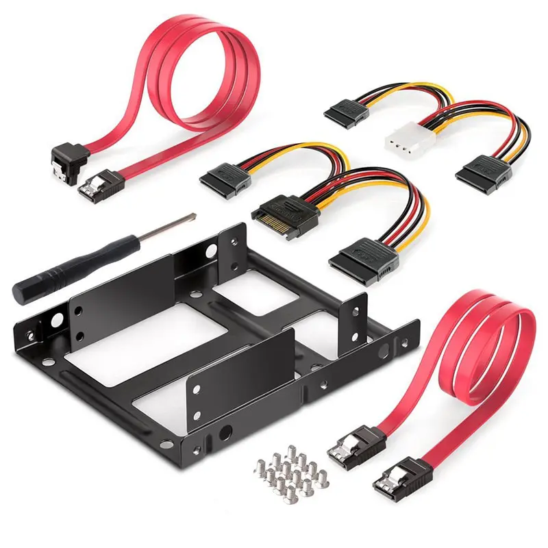 HSEN Enclosure External HDD / SSD 2.5 Inch to 3.5 Inch 2 Bay - SCM02