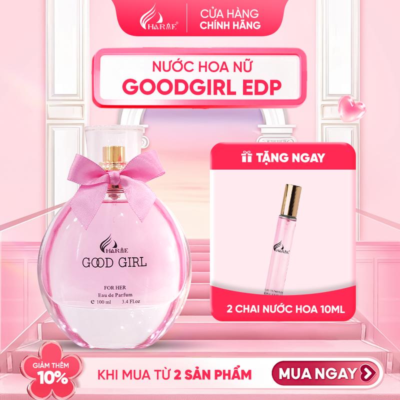 Nước hoa nữ Charme GOOD GIRL 100ml EDP nhẹ nhàng ngọt ngào trẻ trung