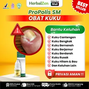 Oles Kuku Cantengan Kaki Dan Tangan Kuku Berjamur Kuku Bengkak Berdarah Kuku Bernanah Kuku Bau Tetes Propolis SM Asli Nail