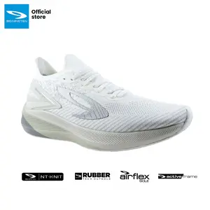 910 Nineten Haze Infiknit 1.0 Sepatu Lari - Putih/Abu Running Outdoor