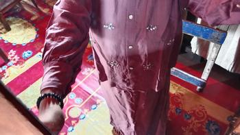 Product Review of CLARA One Set Wanita Payet Mewah Linen Setelan Atasan Rok Kekinian from R**a 2
