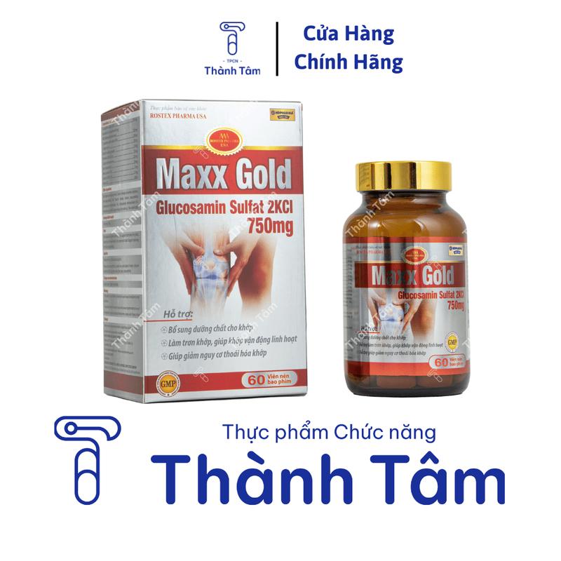 Viên uống MAXXGOLD bổ sung glucosamine, hỗ trợ xương khớp - Hộp 60 viên