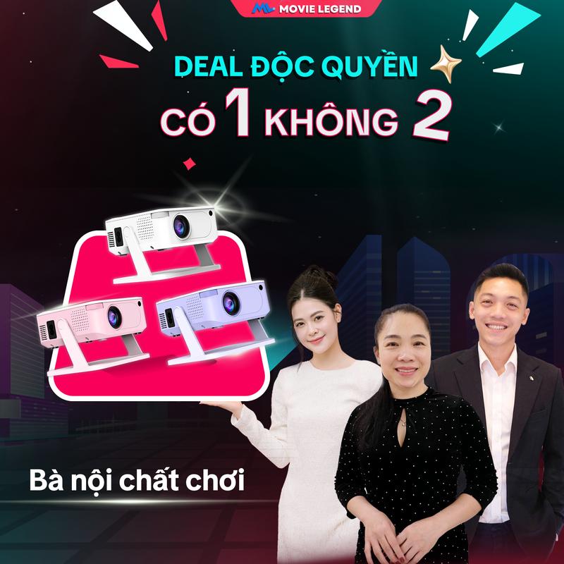 [ DÙNG THỬ 15 NGÀY ][ HN1 ] Máy Chiếu M3 MiniGo - Máy Chiếu Movie Legend