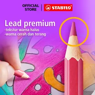STABILO swans ARTY Colored Pencils / Pensil Warna Set Lengkap Isi 12/24/36/48 2