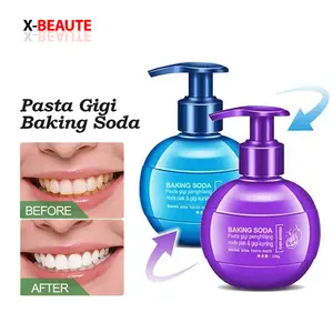 Pasta Gigi Baking Soda Pasta Gigi Pemutih Gigi Kuning Odol Perontok Karang Gigi Permanen 220gr