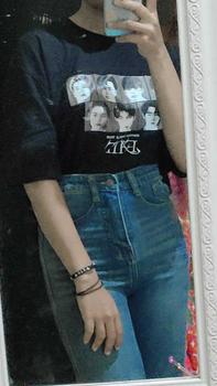 Product Review of DISYAK - HighWaist Loose Jeans Celana Panjang Boyfriend Standar Vintage Blue 109-209 from 실** 성** 2