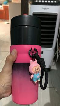 Product Review of Tumbler Stainless Gradasi 710ml / Termos Tumbler Stainless 710ml Free Sedotan + Gantungan Boneka Vacuum from W**s 0