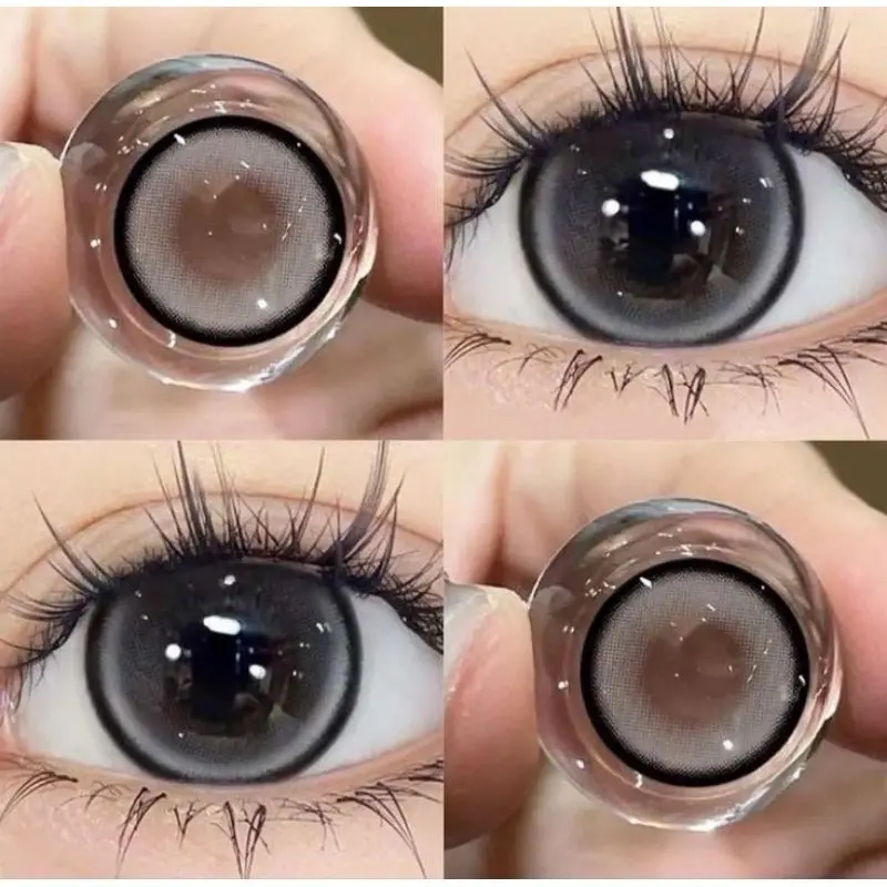 Softlens Ring Tebal Grey Premium Diameter 15mm (Big Eyes Efect) | Softlens Mata Princess | Softlens Princess | Softlens Wedding | Softlens Mata Barbie | Softlens Grey