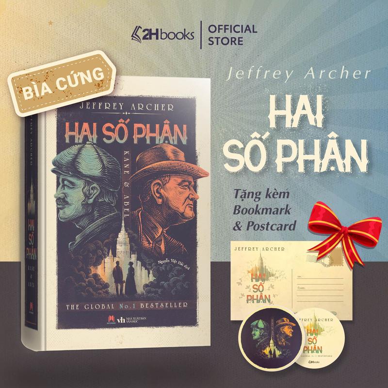 Sách Hai số phận bìa cứng 2024 (tặng kèm Bookmark và Postcard) tiểu thuyết kinh điển, sách hay, 2H Books