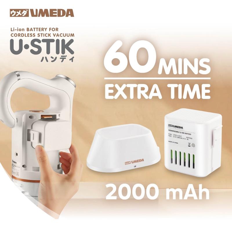 Umeda U-Stik Cordless Stick Vacuum 2