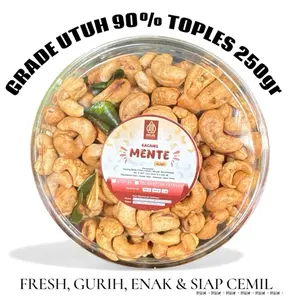 Kacang Menteh siap cemil Matang Mede Original Daun Jeruk Mete Snacks Goreng Cemilan Viral