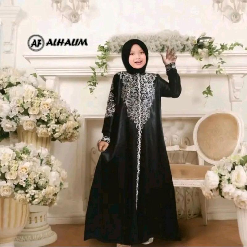 Gamis anak Auter Nyatu  S.m.L.XL by.Alhalim 2
