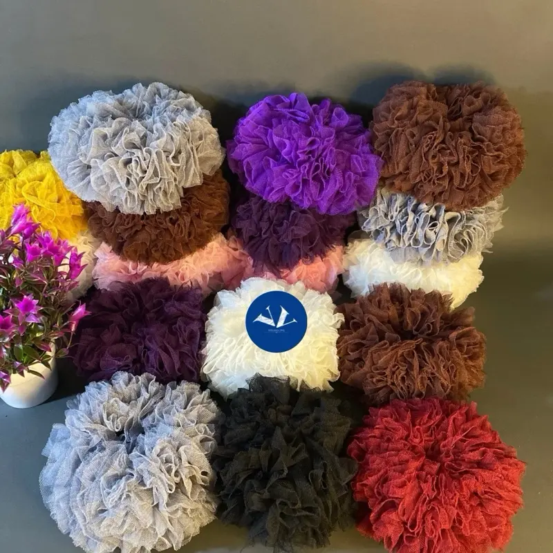 IKAT RAMBUT / CEPOL HIJAB RANDOM JUMBO Scrunchies Karet 4