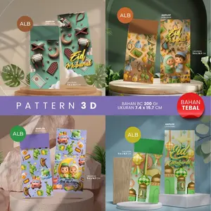 AMPLOP LEBARAN (100PCS) PREMIUM | BAHAN TEBAL ASTER 200 GR | ADA 4 DESAIN SESUAI TEMA | AMPLOP LEBARAN VIRAL