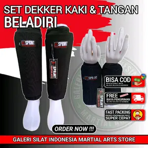 Pelindung Kaki dan Tangan Beladiri Model Kaos Kaki - Shin Guard / Arm Shin Pad - Dekker Kaki Karet Melar Olahraga Deker Pencak Silat Karate Taekwondo MMA Boxing Tinju Tarung Bebas Muay Thai Model Kaos Kaki